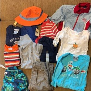 Boys clothing. 12M. T-shirt, jacket. Bundle